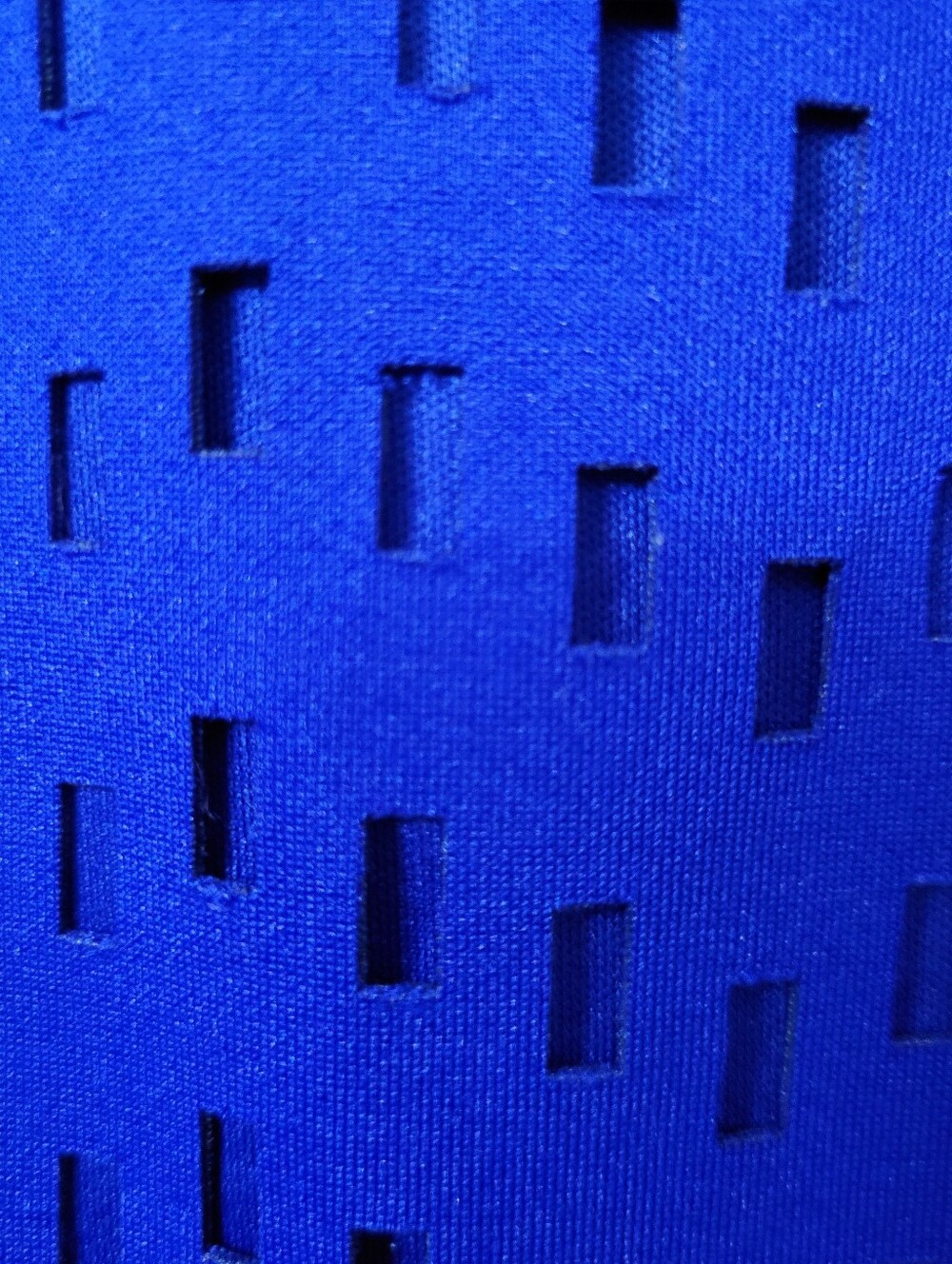 Apt. 9 Royal Blue Perforated Geometric Laser-Cut Fit & Flare Skater Dress - Picture 8 of 10
